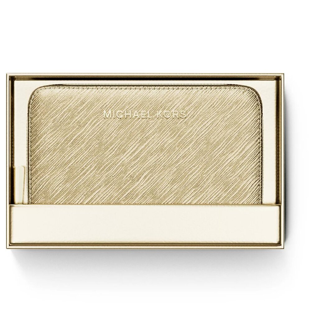 Michael Kors Women's Jet Set Small Zip Around Card Case - Picture 2 of 7